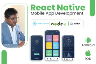 develop ios and android mobile app development using react native