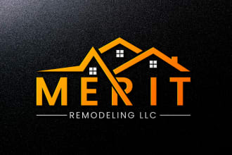 design 3d real estate and construction logo for your business