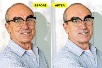 do  business headshot or portrait retouch professionally