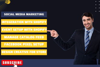 set up pixel partner integration of a shopify with facebook account