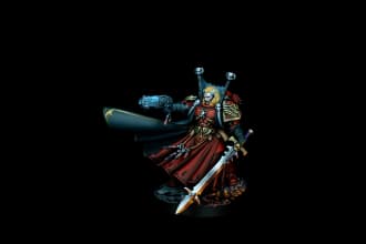 paint your warhammer miniatures to high tabletop or display