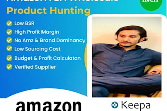 hunt products for amazon wholesale fba with supplier