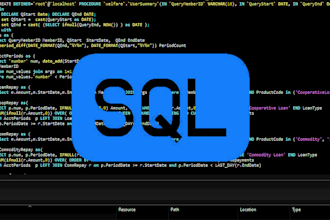 develop a database application and write sql queries