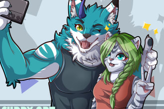 draw amazing fursona, furry, oc, anthro art, sfw, nfsw