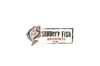 do beautiful unique charter fishing company logo