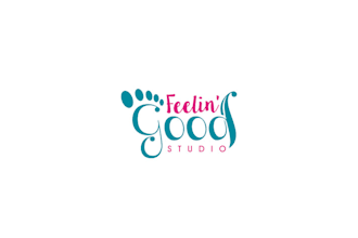 create a vibrant amazing nice logo for a reflexology yoga studio