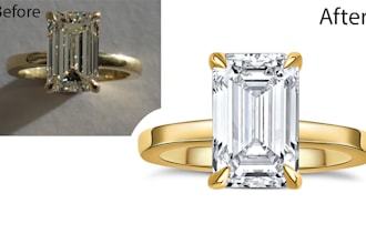 do jewelry photo retouching, photo editing, and retouch