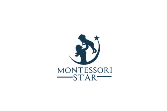 do traditional elegant a playful logo for montessori star online store