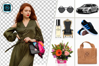 fashion, clothing, jewelry, luxury product photo editing and background remove