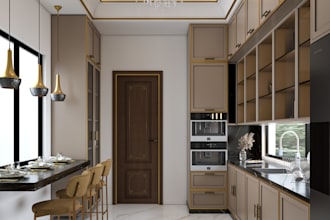 design and render stunning kitchen interiors in 4k quality