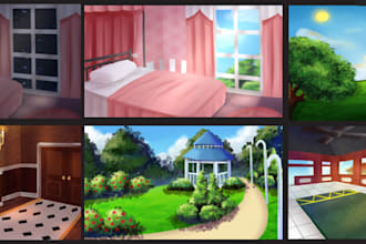 make background or environment design