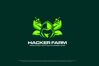 design modern tech technology cyber security startup crypto website neon logo