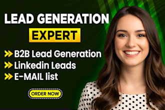 do b2b lead generation, linkedin leads and niche targeted email list