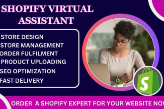 shopify virtual assistant social media manager facebook group admin tiktok shop