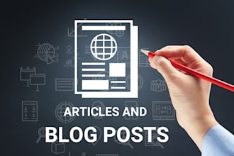 write a blog article