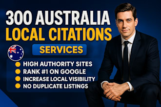 do manual local citations in australia for local SEO and directory submissions