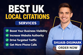create UK local citations for local SEO