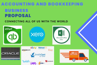 setup clean up and bookkeeping in quickbooks online or xero