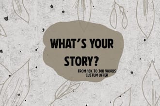 write the fanfiction or story of your wildest dreams