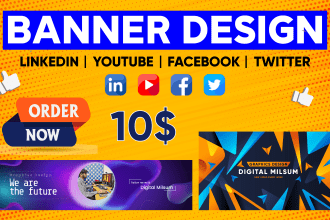 design facebook header, linkedin header, social media header