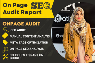 do SEO audit and wordpress onpage optimization