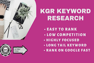 do kgr keyword research that will rank
