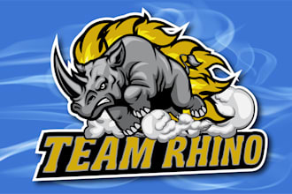 design an awesome sports mascot logo for sport leagues