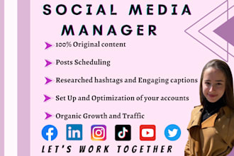 be your social media manager