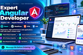 develop a top notch website in angular