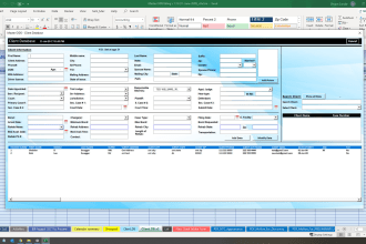 create excel form with automation