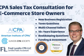 complete CPA sales tax consultation for ecommerce store owners