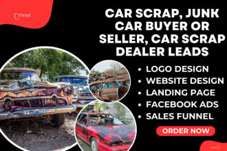 generate car scrap leads junk car buyer or seller leads scrap car dealer leads