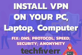 install vpn on your pc, computer, laptop or macbook