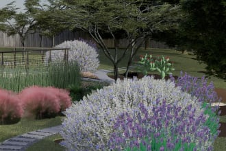 landscaping and patio plan