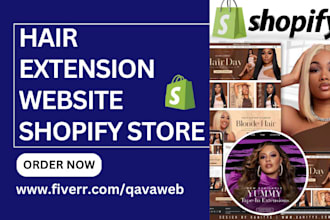 build a hair extension shopify store hair extension website hair extension store