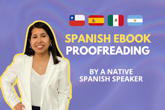 professionally proofread and edit your spanish text