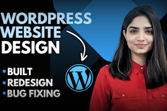 design, redesign, fix, clone, or revamp your wordpress website with elementor