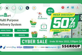 full setup 6ammart multivendor delivery app all in one