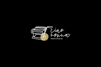 design clean best quality fresh handmade pasta logo
