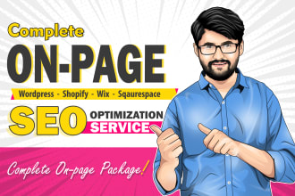 do onpage SEO optimization of your wordpress wix shopify website using yoast