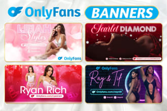 design amazing onlyfans banners