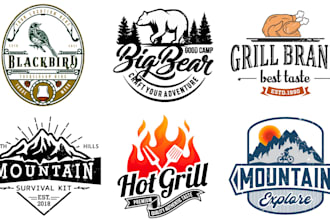 design eye catching logo for your brand, business, or event