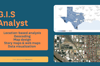 perform gis analyses using arcmap and arcgis pro software