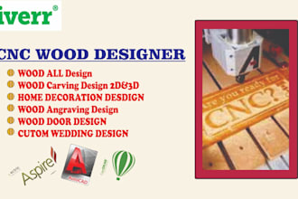 be professional cnc desigen 2d 3d in aspire autocad artcam
