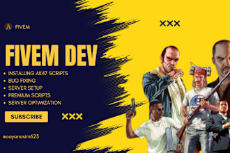 be your fivem developer and create you fivem server no qbcore
