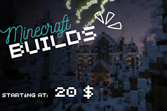 create any custom minecraft building you want