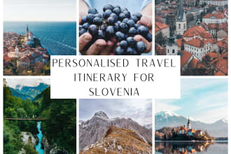 create your travel itinerary for slovenia