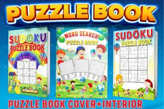 create niche based mixed puzzle and mazes sudoku and word search book for kdp