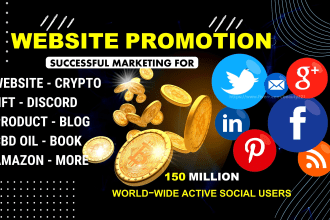 promote and advertise your website, crypto, nft, discord, product, blog, cbd oil