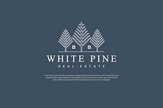 make a construction and real estate logo for you